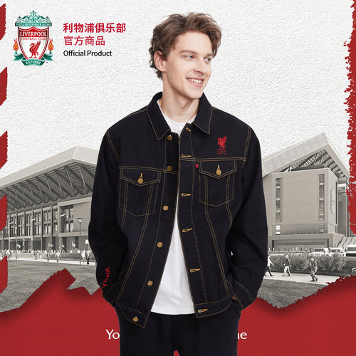 牛仔外套LiverpoolFC潮流百搭