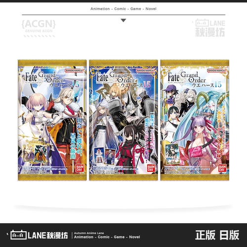 日版fgo食玩卡第15弹fate食玩卡fgo收藏卡fate/grand order收藏卡