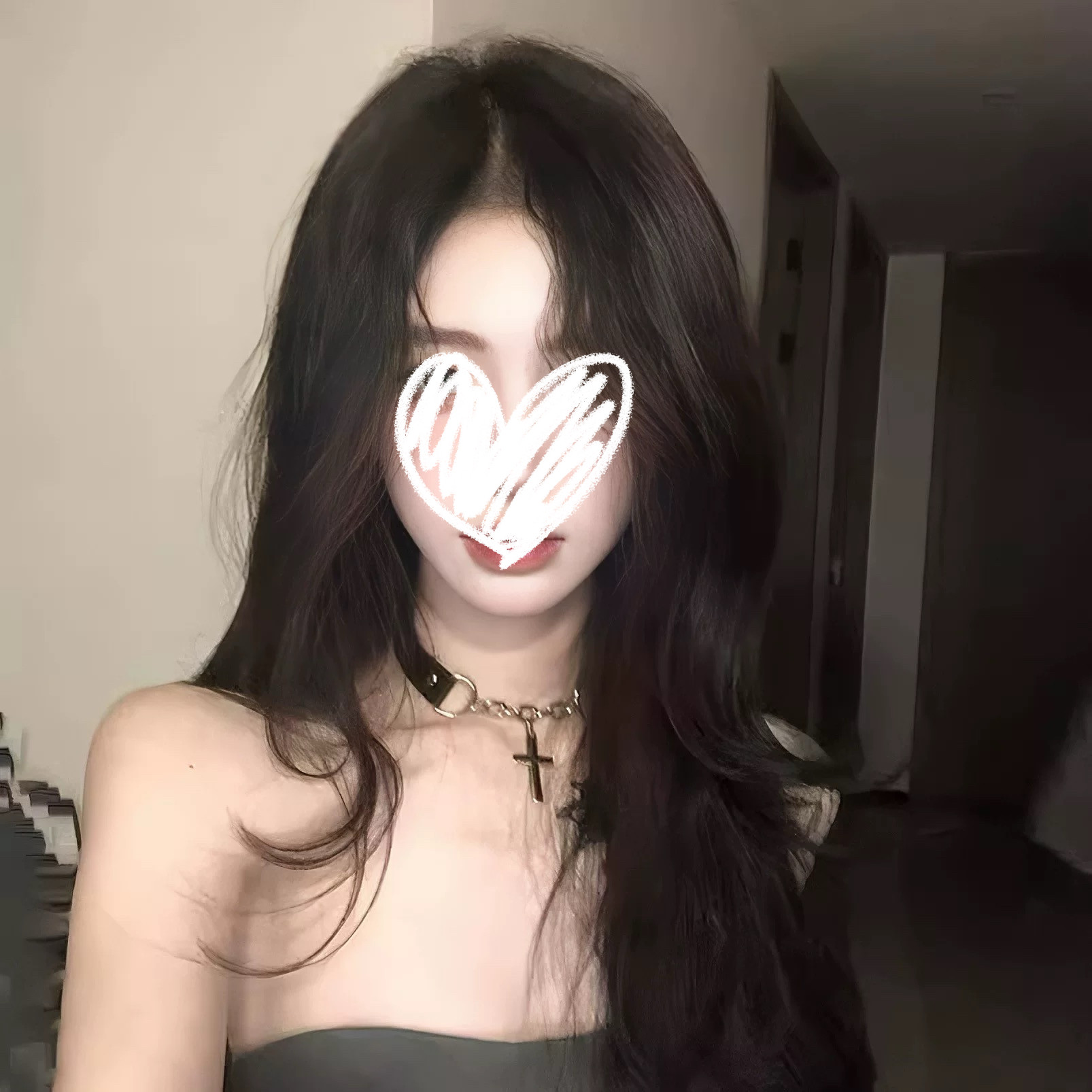 朋克辣妹十字架吊坠颈链choker暗黑哥特甜酷项圈项链锁骨链颈环女