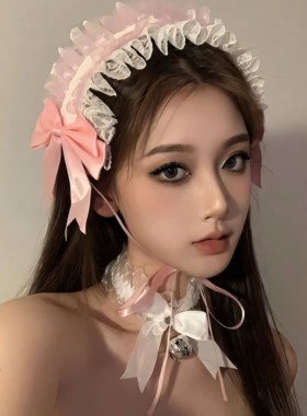 日系软妹Lolita洛丽塔蕾丝头饰甜美百搭kc发带发饰lo娘女仆日常
