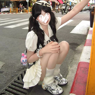 蝴蝶结小礼帽女水手帽头饰法式赫本英伦海军风少女jk圆顶贝雷帽子
