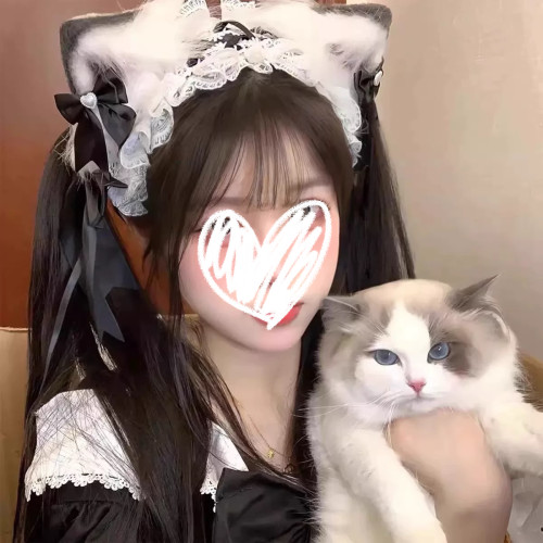 猫耳朵头箍女仆发卡可铃铛搞怪
