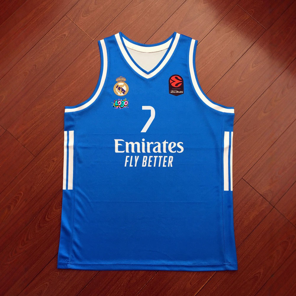 坎帕佐7号比赛蓝色球衣