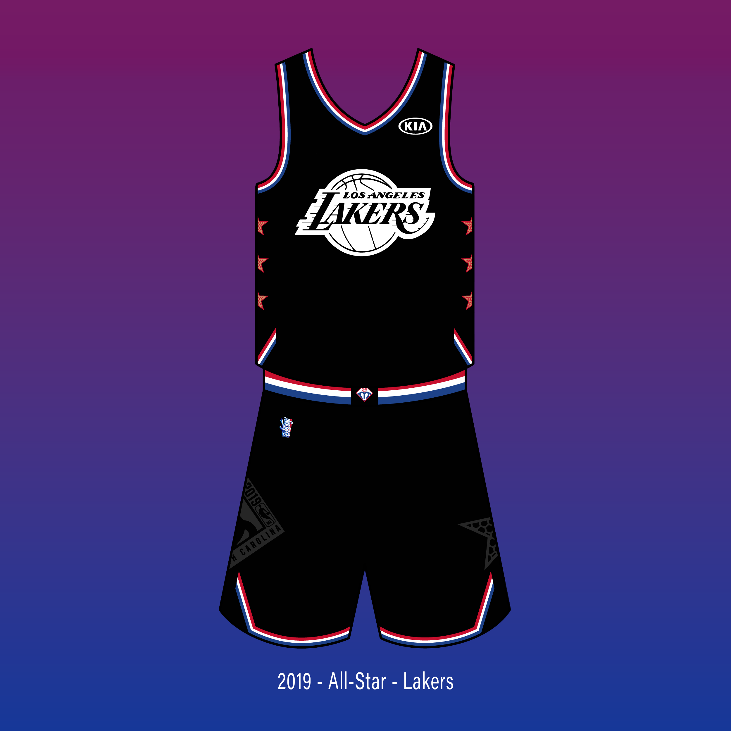 定制2019全明星赛科比詹姆斯韦德杜兰特字母哥唐斯比赛篮球服套装