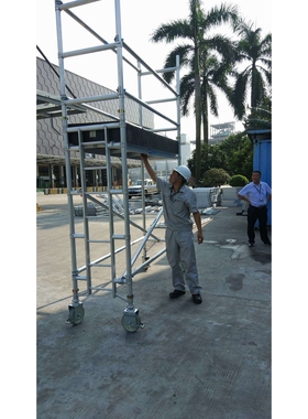 scaffold scaffolding移动铝合金脚手架租赁创意款一件起订custom