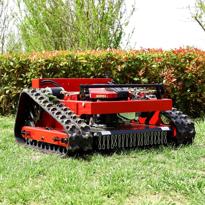 小型遥控型割草机割草机器人HT550型7.5马力履带式除草机厂家