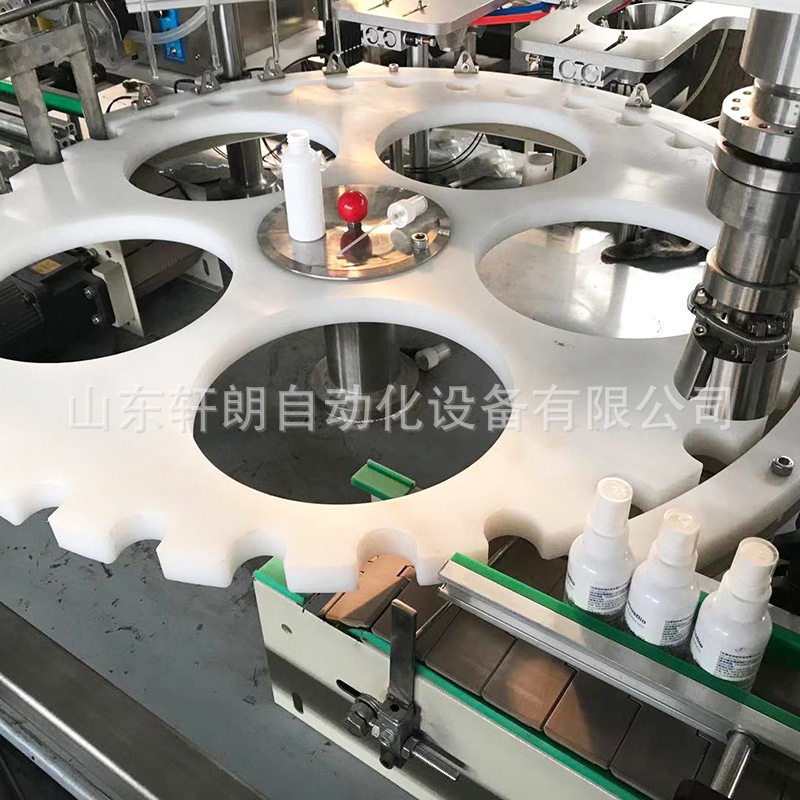 塑料瓶喷雾剂灌装机生产线 化妆品喷剂旋盖机 滴眼液清洁剂灌装机