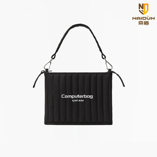 NAIDUN奈盾笔记本电脑包macbookpro秋冬季秋冬单肩包日常通勤14寸16寸高级感太空棉防震填充保护日常便携