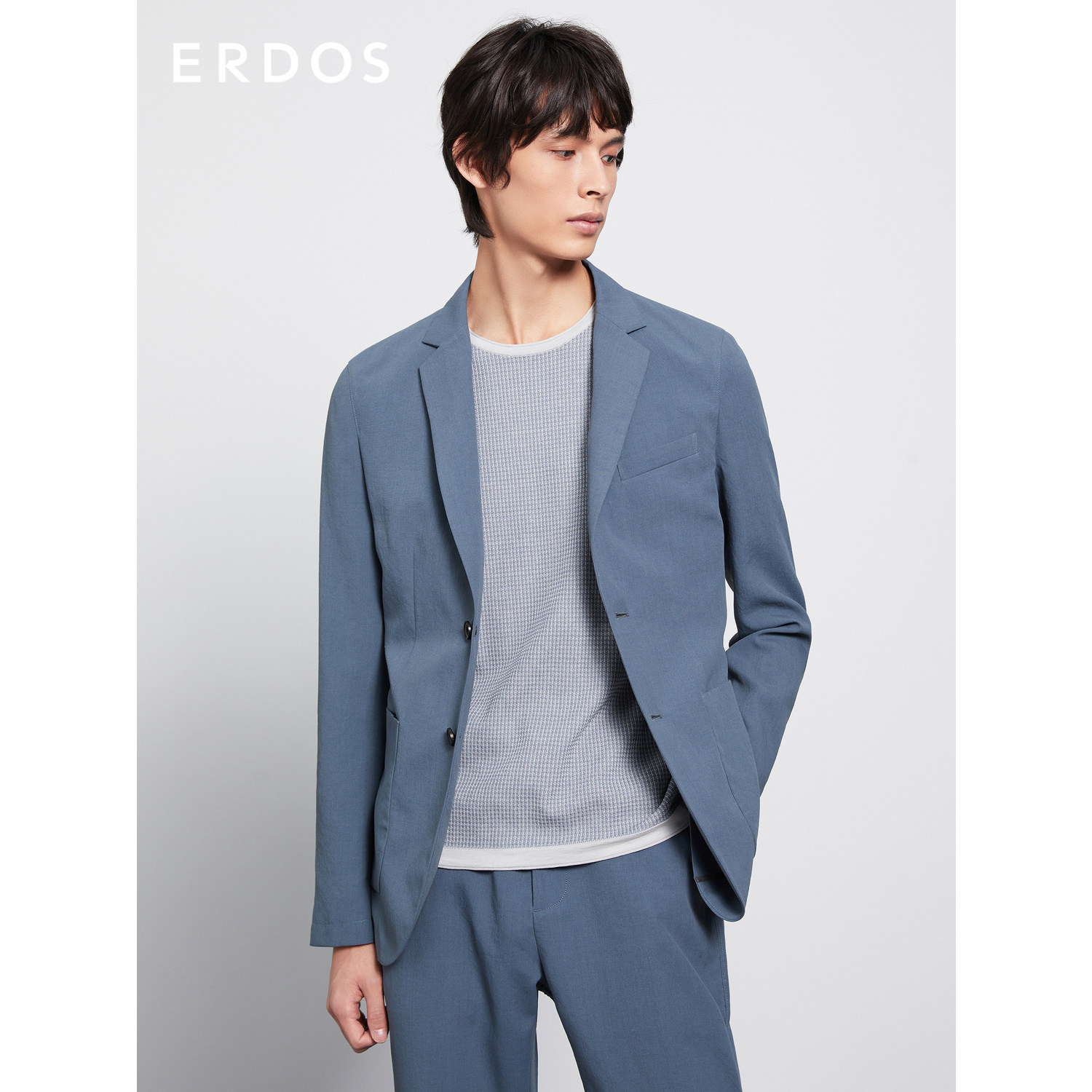 ERDOS 男装西服简约上衣商务通勤西装外套休闲气质易搭配,男装,休闲西服,淘宝优惠券,粉丝福利购,淘宝优惠卷