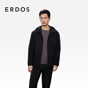 棉服25年秋冬新品 ADD连帽夹克版 轻盈户外保暖外套 男装 ERDOS