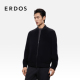 棒球领羊绒夹克25年秋冬新品 ERDOS 男装 棒球领纯色休闲保暖外套
