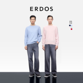男装 羊绒羊毛羊绒衫 25冬新品 ERDOS 宽松亲肤百搭新年红色针织衫