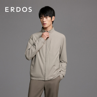 轻装 沙漠金薄款 夹克春季 男装 拉链上衣休闲轻运动外套 款 ERDOS