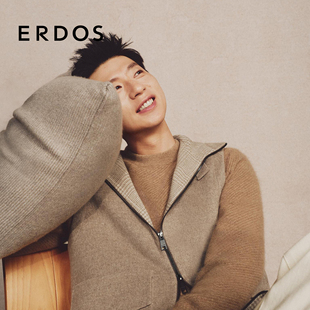 纯羊毛马甲25年秋冬新品 男装 ERDOS 老钱风休闲保暖 马龙同款