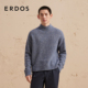 ERDOS 保暖 秋冬半高领宽松微落肩厚款 男装 丝绒混纺针织衫