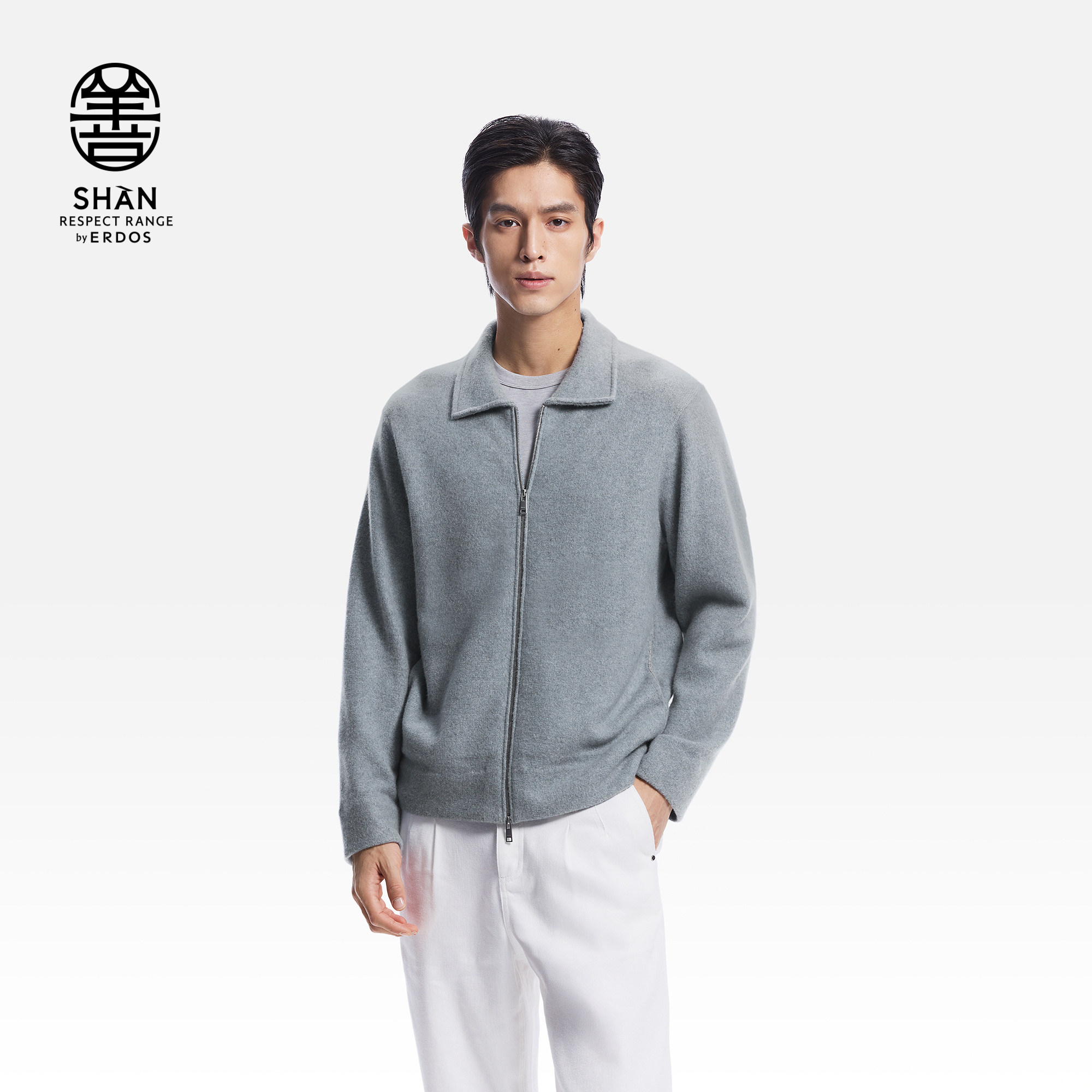 【可追溯初绒】ERDOS 男装小翻领羊绒开衫26年早春新品精纺夹克,男装,羊绒开衫,淘宝优惠券,粉丝福利购,淘宝优惠卷