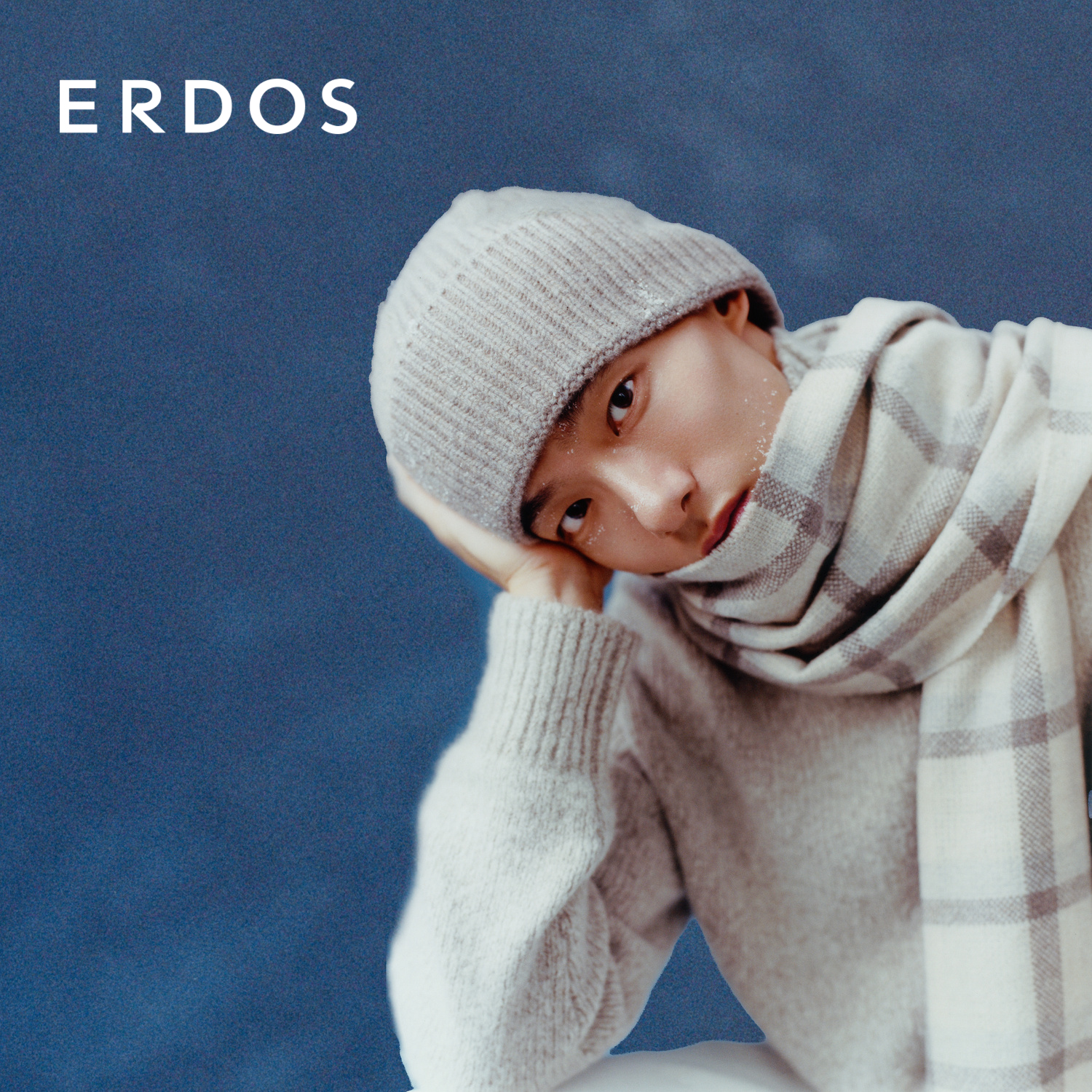 ERDOS男装秋冬纯羊绒围巾