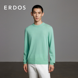 男装 纯色轻暖有弹力针织衫 羊绒衫 款 商务休闲 春季 ERDOS