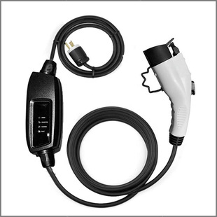 1级和2级便携式电动汽车充电器高达16A可与120V/240V插座配合使用