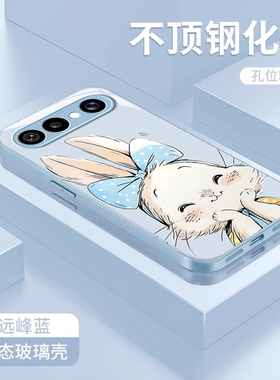 蝴蝶结兔子适用VIVOS50Promi手机壳30女20新款s19高级s18pro玻璃s17简约s16防摔s15硅胶s12创意s10好看保护套