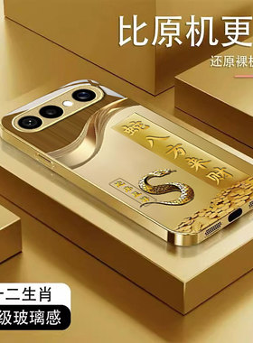 财源生肖适用VIVOS50Promi手机壳30女20新款s19高级s18pro玻璃s17简约s16防摔s15硅胶s12创意s10好看保护套