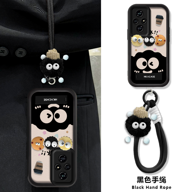 适用华为荣耀200Pro手机壳100新款huawei高级90GT简约80SE咖啡煤球70Pro+全包防摔60硅胶50专用30挂绳保护套