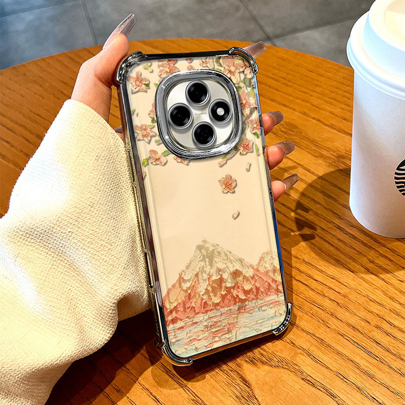 适用OPPOA6系列樱花透明手机壳