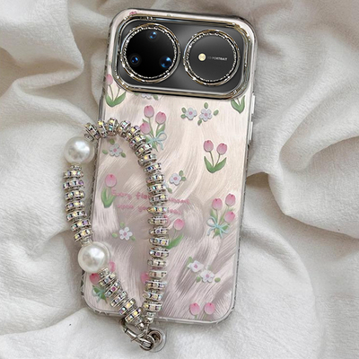 适用华为nova系列花朵防摔手机壳