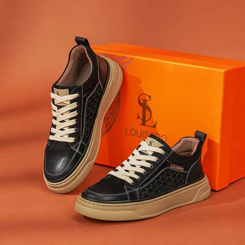 【特价清仓】春轻奢新款男士品牌简约时尚板鞋高端运动休闲鞋男鞋,流行男鞋,休闲板鞋,淘宝优惠券,粉丝福利购,淘宝优惠卷