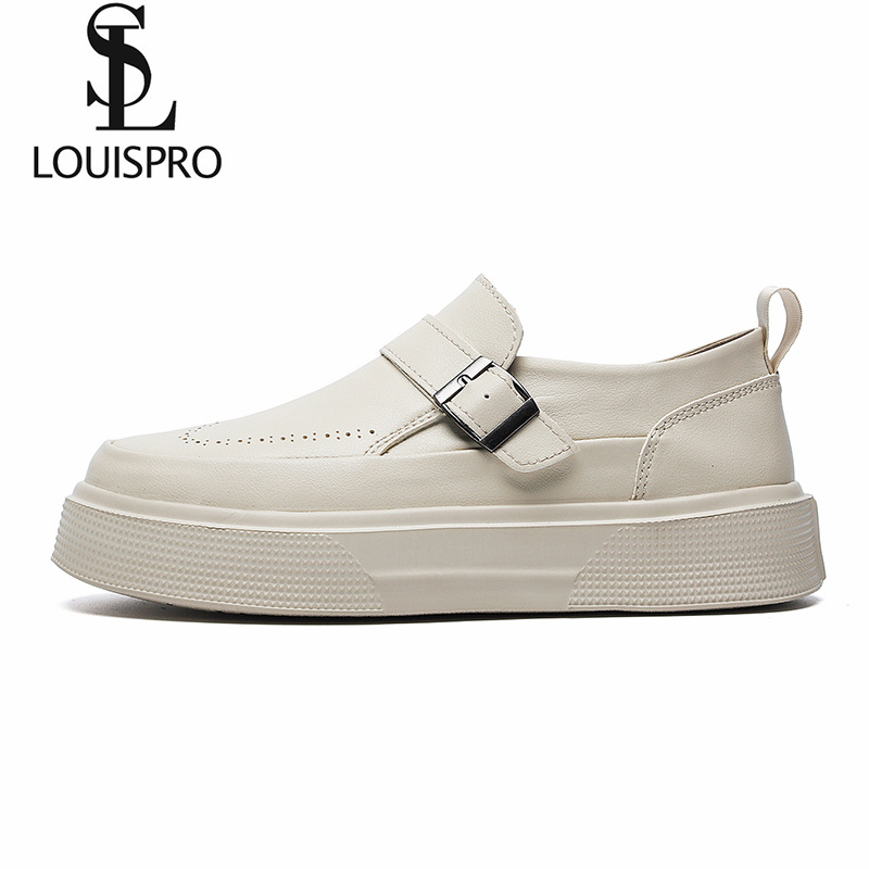 LOUISPRO轻奢2025新款厚底板鞋