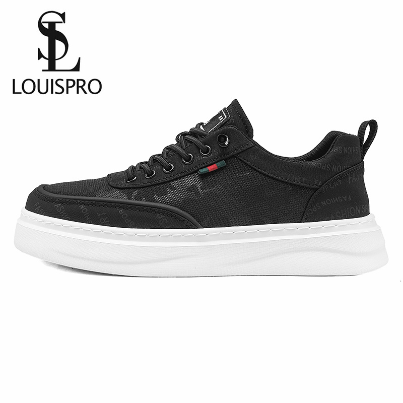 LOUISPRO新款透气网布休闲板鞋