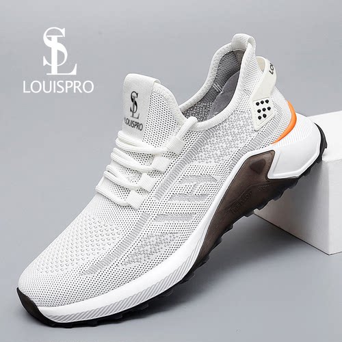 LOUISPRO休闲网面透气运动鞋男