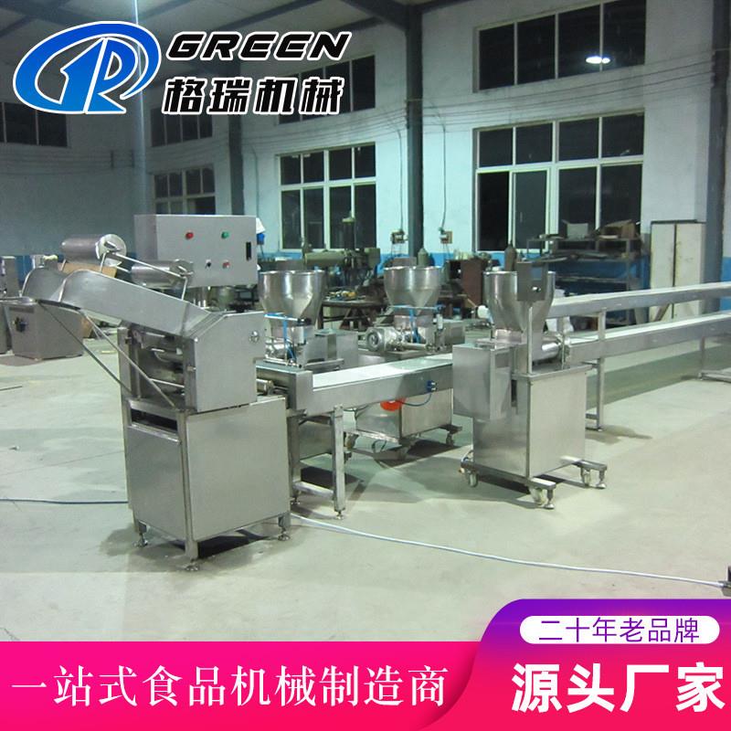 大型数控元宝饺子生产线流水线 自动云吞机生产线 圆馒头流水线