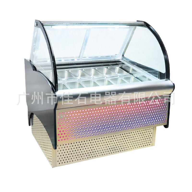 厂家供应 12盘 冰激凌冷柜 Ice cream display 110v 冰淇淋展示柜