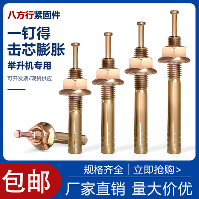 国标高强度蓬胀螺丝击芯膨胀螺丝锤钉壁虎一钉得M6M8M10M12M16M20