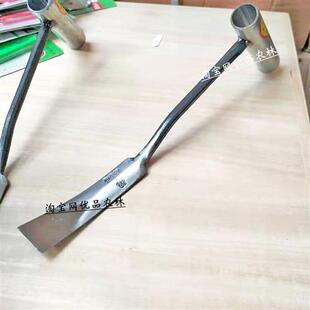 小铲子挖铲锰钢一体铲大蒜铲窄长条铲手工锻打铲子农村家用挖蒜铲
