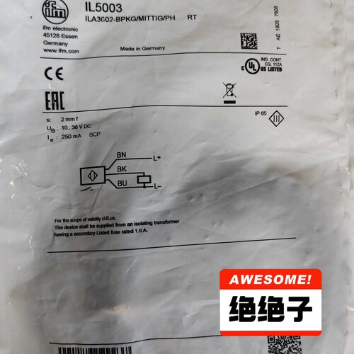 德国IFM易福门IL5003 ILA3002-BPKG/MI议价