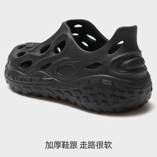 拖夏季 大码 凉鞋 洞 运动休闲eva时尚 沙滩鞋 法式 外穿镂空轮胎底男士