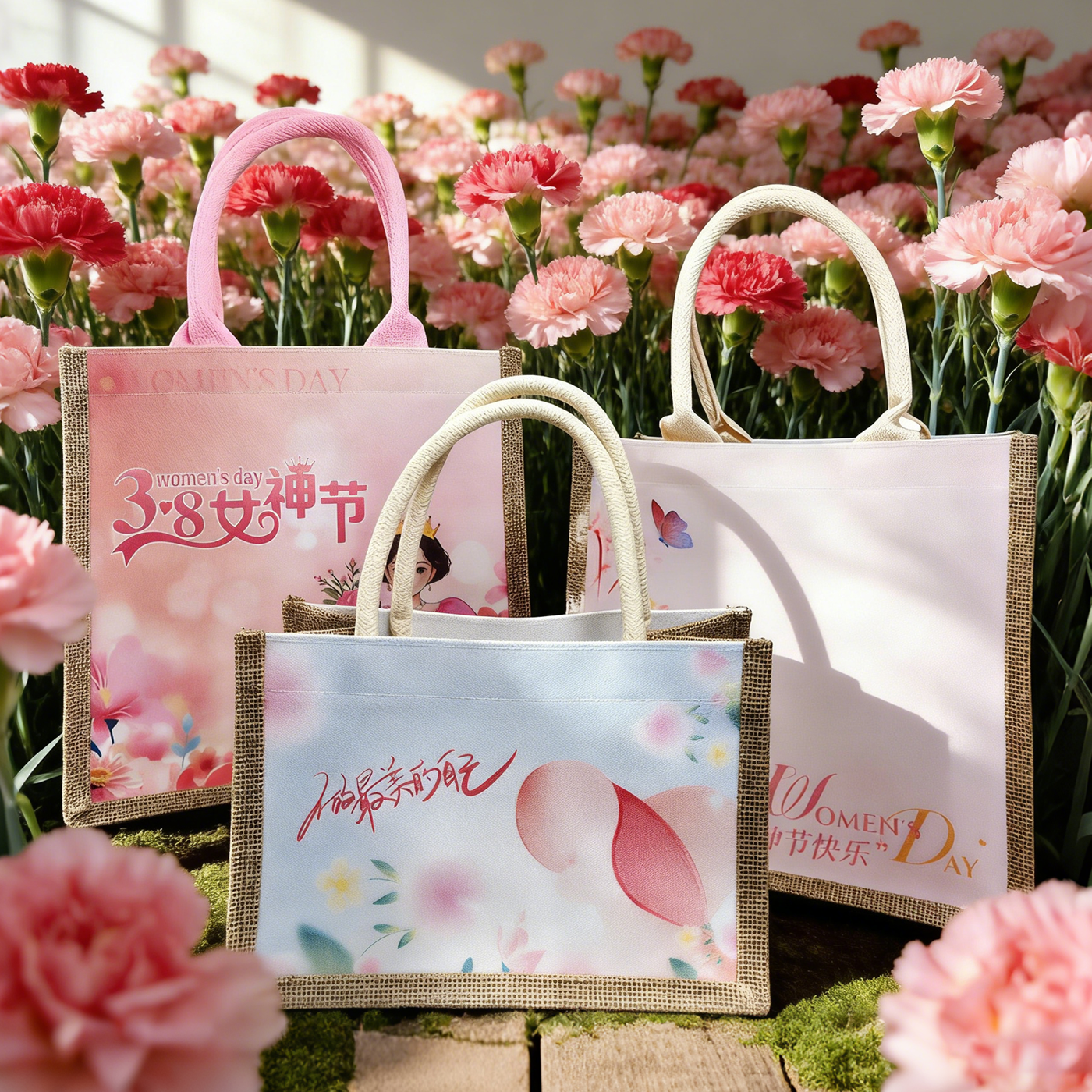 三八妇女节礼品袋伴手礼手提袋