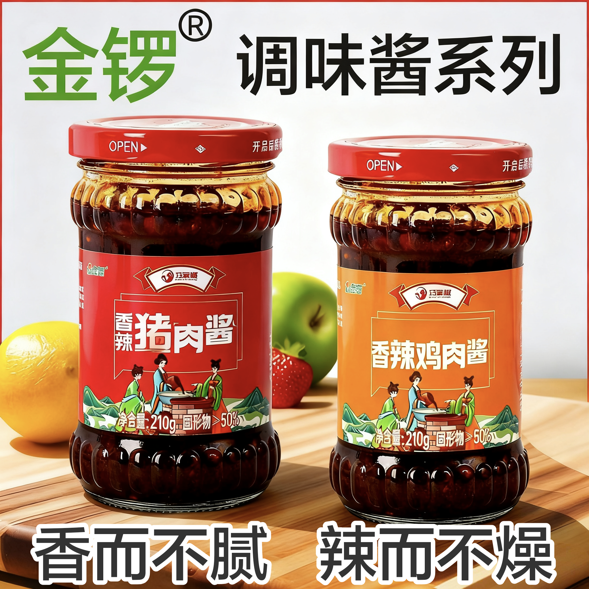 金锣猪肉酱鸡肉酱豆豉酱香辣家用商用拌饭拌面酱厨房烧烤调味酱,粮油调味/速食/干货/烘焙,酱类调料,淘宝优惠券,粉丝福利购,淘宝优惠卷