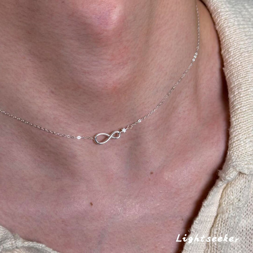 极简无限符号项链女简约颈链配饰