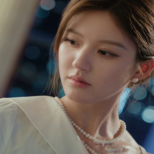 许我耀眼许妍赵露思同款 配饰高级感轻奢小众蛇骨链 仿珍珠项链女款