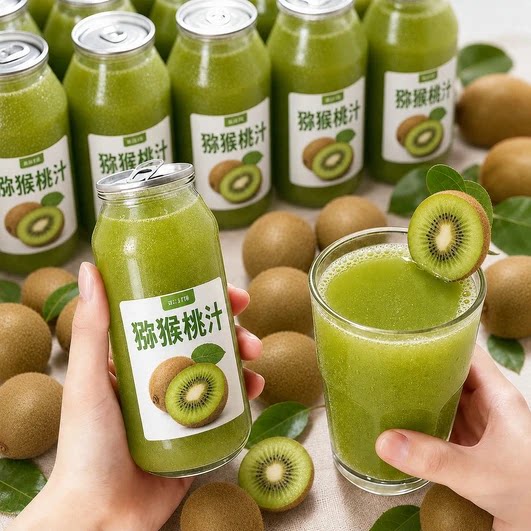 好喝猕猴桃汁整箱装鲜果风味饮料居家办公休闲解渴瓶装果味饮品
