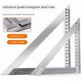 不锈钢角尺水平直角尺90度测量拐尺三角尺木工尺多功能角度尺钢尺