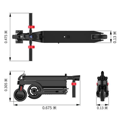 E-SYHA智能X6电动滑板车便携女折叠电动车两轮迷你站骑代步踏板车