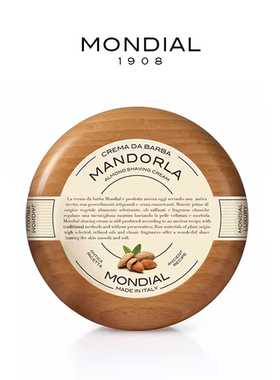 MONDIAL1908男士剃须皂意大利进口木碗装剃须膏古龙香调140ML