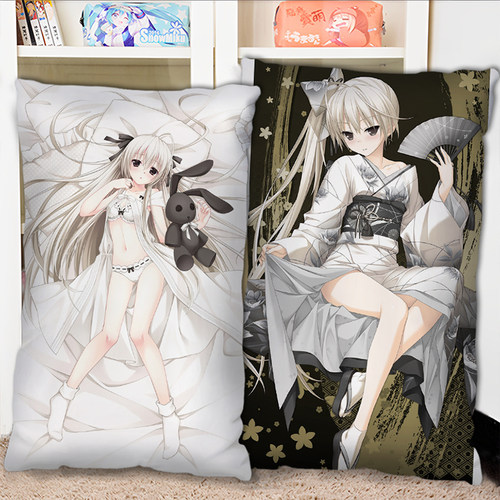 春日野穹周边抱枕缘之空穹妹半身长条二次元枕头2way枕套双面定制