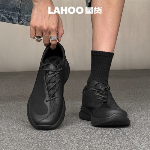 LAHOO量货 夏季新款单层网面透气鞋男运动鞋户外跑步登山鞋软底鞋