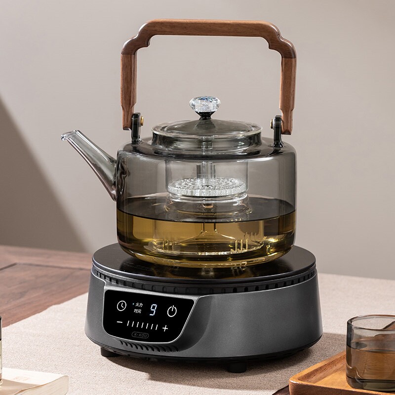吉谷电陶炉煮茶壶2024新款套装家器养生壶加厚烧水泡茶壶用蒸煮茶