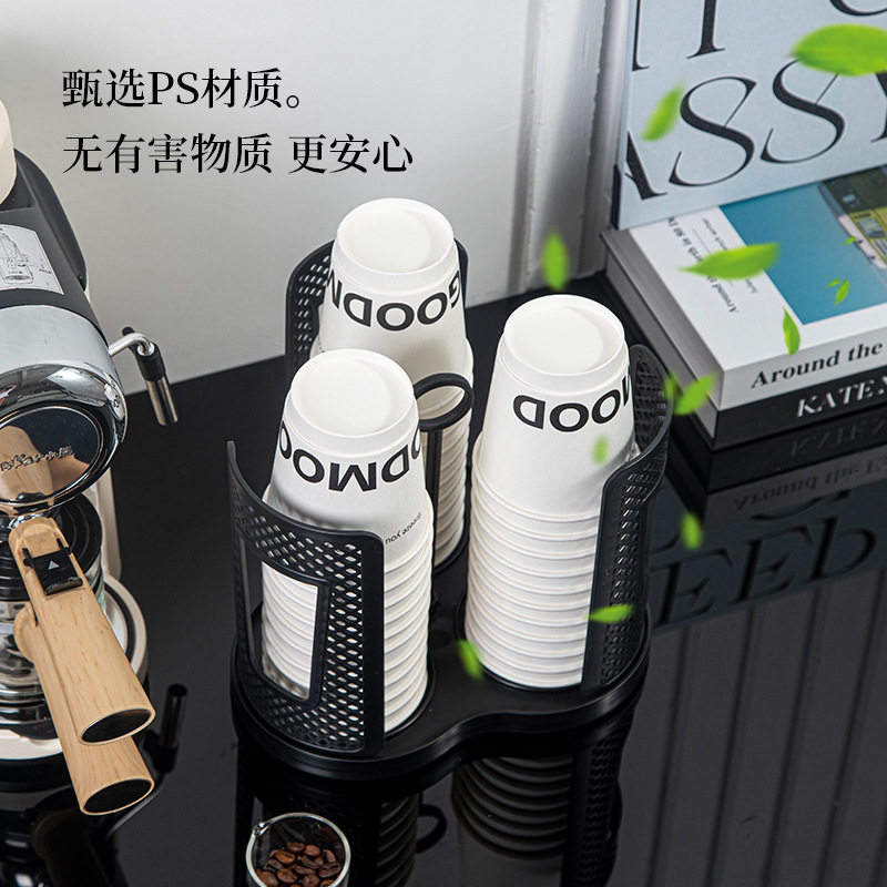 桌面旋转塑料取杯器家用